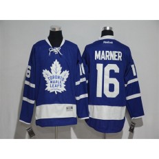 Toronto Maple Leafs #16 Mitchell Marner Blue Reebok Premier Stitched NHL Jerse