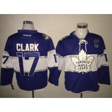 Toronto Maple Leafs #17 Wendel Clark 100th Anniversary Blue Reebok Stitched NHL Jersey
