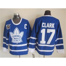 Toronto Maple Leafs #17 Wendel Clark Blue 2017 Centennial Classic Stitched NHL Jersey