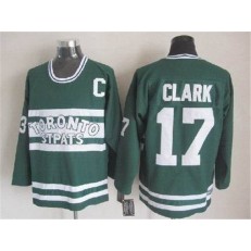 Toronto Maple Leafs #17 Wendel Clark Green CCM Throwback Stitched NHL Jersey