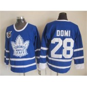 Toronto Maple Leafs #28 Blue 75th CCM Throwback Stitched NHL Jersey
