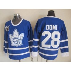 Toronto Maple Leafs #28 Blue 75th CCM Throwback Stitched NHL Jersey