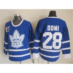 Toronto Maple Leafs #28 Blue 75th CCM Throwback Stitched NHL Jersey