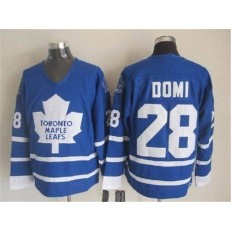 Toronto Maple Leafs #28 Blue CCM Throwback Stitched NHL Jersey