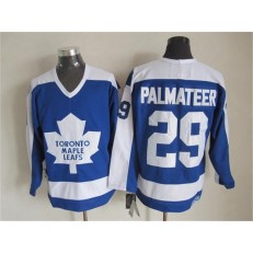 Toronto Maple Leafs #29 Mike Palmateer Blue White CCM Throwback Stitched NHL Jersey