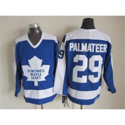 Toronto Maple Leafs #29 Mike Palmateer Blue White CCM Throwback Stitched NHL Jersey