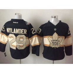 Toronto Maple Leafs #29 William Nylander 100th Anniversary Black Reebok Stitched NHL Jersey