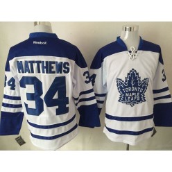 Toronto Maple Leafs #34 Auston Matthews White 2016 Reebok Stitched NHL Jersey