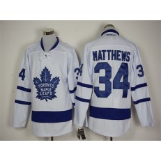 Toronto Maple Leafs #34 Auston Matthews White Reebok Premier Stitched NHL Jersey