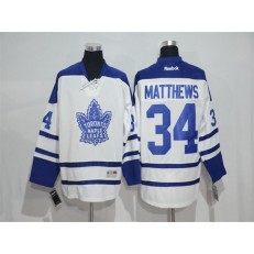 Toronto Maple Leafs #34 Auston Matthews White Third Stitched NHL Jersey