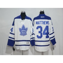 Toronto Maple Leafs #34 Auston Matthews White Third Stitched NHL Jersey