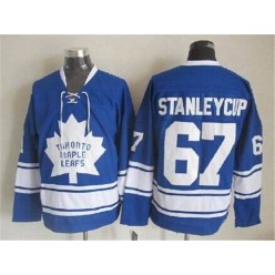 Toronto Maple Leafs #67 Stanley Cup Blue CCM Throwback Third Stitched NHL Jersey