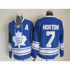 Toronto Maple Leafs #7 Tim Horton Blue CCM Throwback Third Stitched NHL Jersey