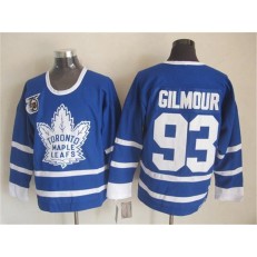 Toronto Maple Leafs #93 Doug Gilmour Blue 75th CCM Throwback Stitched NHL Jersey