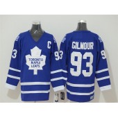 Toronto Maple Leafs #93 Doug Gilmour Blue CCM Throwback Stitched NHL Jersey
