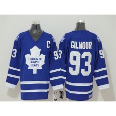 Toronto Maple Leafs #93 Doug Gilmour Blue CCM Throwback Stitched NHL Jersey