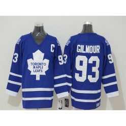 Toronto Maple Leafs #93 Doug Gilmour Blue CCM Throwback Stitched NHL Jersey
