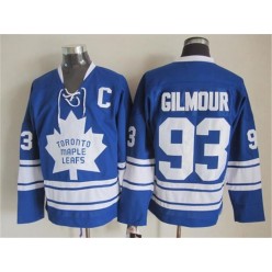 Toronto Maple Leafs #93 Doug Gilmour Blue CCM Throwback Third Stitched NHL Jersey