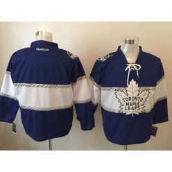 Toronto Maple Leafs Blank 100th Anniversary Blue Reebok Stitched NHL Jersey