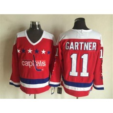 Washington Capitals #11 Mike Gartner Red Alternate CCM Throwback Stitched NHL Jersey