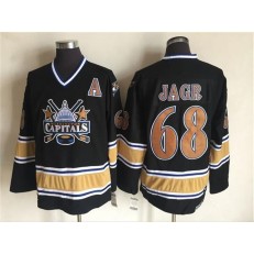 Washington Capitals #68 Jaromir Jagr 2003 Black CCM Vintage Throwback Stitched NHL Jersey