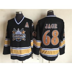 Washington Capitals #68 Jaromir Jagr 2003 Black CCM Vintage Throwback Stitched NHL Jersey