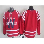 Washington Capitals Blank Red Stitched NHL Jersey