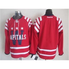 Washington Capitals Blank Red Stitched NHL Jersey