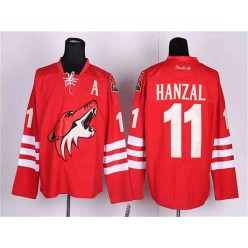 Arizona Coyotes #11 HANZAL Red NHL Jersey