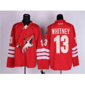 Arizona Coyotes #13 WHITNEY Red NHL Jersey