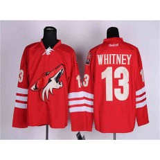 Arizona Coyotes #13 WHITNEY Red NHL Jersey