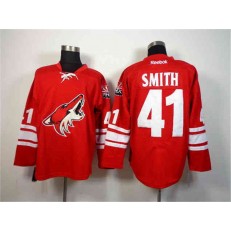Arizona Coyotes #41 Mike Smith Red NHL Jersey