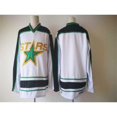 Adidas Dallas Stars Blank White Road Authentic Stitched NHL Jersey