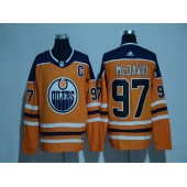 Adidas Edmonton Oilers #97 Connor McDavid Orange Home Authentic Stitched NHL Jersey