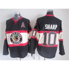 Chicago Blackhawks #10 Patrick Sharp Black Third CCM Stitched NHL Jersey