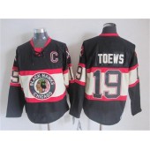 Chicago Blackhawks #19 Jonathan Toews Black Third CCM Stitched NHL Jersey