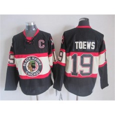 Chicago Blackhawks #19 Jonathan Toews Black Third CCM Stitched NHL Jersey