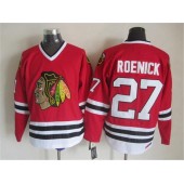 Chicago Blackhawks #27 Jeremy Roenick Red CCM Throwback Stitched NHL Jersey