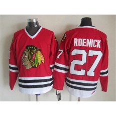 Chicago Blackhawks #27 Jeremy Roenick Red CCM Throwback Stitched NHL Jersey