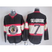 Chicago Blackhawks #7 Brent Seabrook Black Third CCM Stitched NHL Jersey