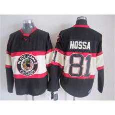 Chicago Blackhawks #81 Marian Hossa Black Third CCM Stitched NHL Jersey