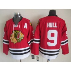 Chicago Blackhawks #9 Bobby Hull Red CCM Throwback Stitched NHL Jersey