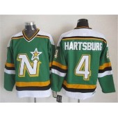Dallas Stars #4 Craig Hartsburg Green CCM Throwback Stitched NHL Jersey