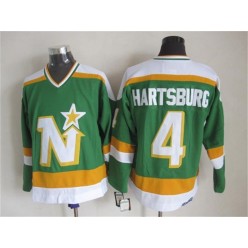 Dallas Stars #4 Craig Hartsburg Stitched Green CCM Throwback NHL Jersey