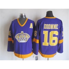 Los Angeles Kings #16 Marcel Dionne Purple CCM Throwback Stitched NHL Jersey