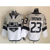 Los Angeles Kings #23 Dustin Brown White Grey 2015 Stadium Series Stitched NHL Jersey