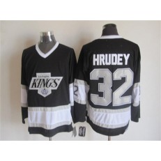 Los Angeles Kings #32 Kelly Hrudey Black CCM Throwback Stitched NHL Jersey