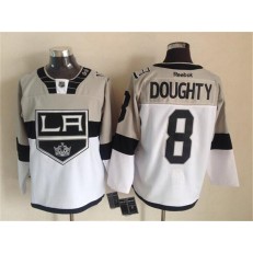 Los Angeles Kings #8 Drew Doughty White Grey 2015 Stadium Series Stitched NHL Jersey