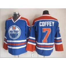 Edmonton Oilers #7 Paul Coffey Light Blue CCM Throwback Stitched NHL Jersey