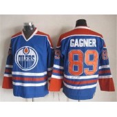 Edmonton Oilers #89 Bill Ranford Light Blue CCM Throwback Stitched NHL Jersey